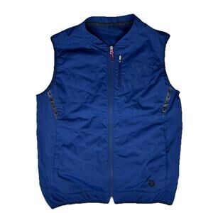 Callaway men's Dark Blue vented quilted golf vest OSPO Sz LL